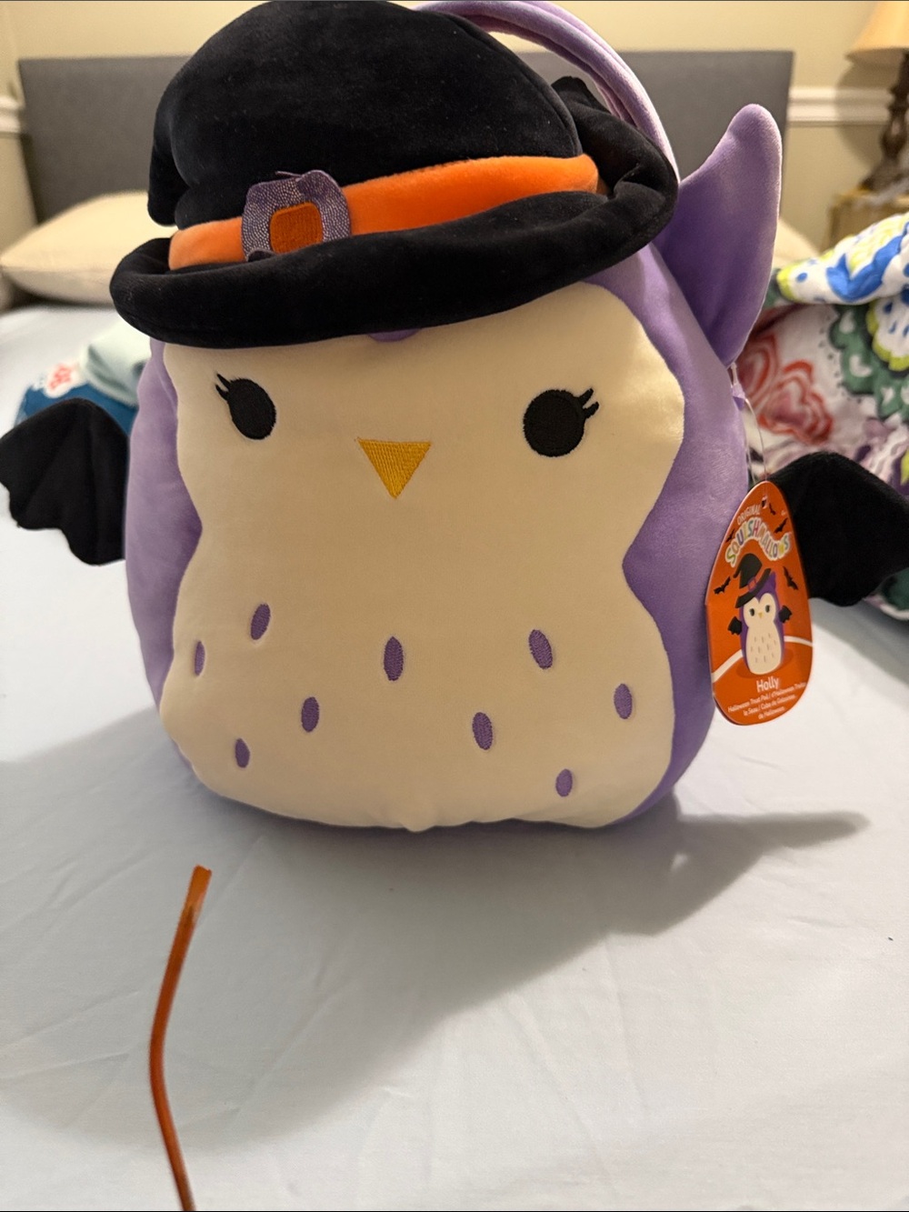 Squishmallows Purple and Cream Owl Plush "Holly"
NWT